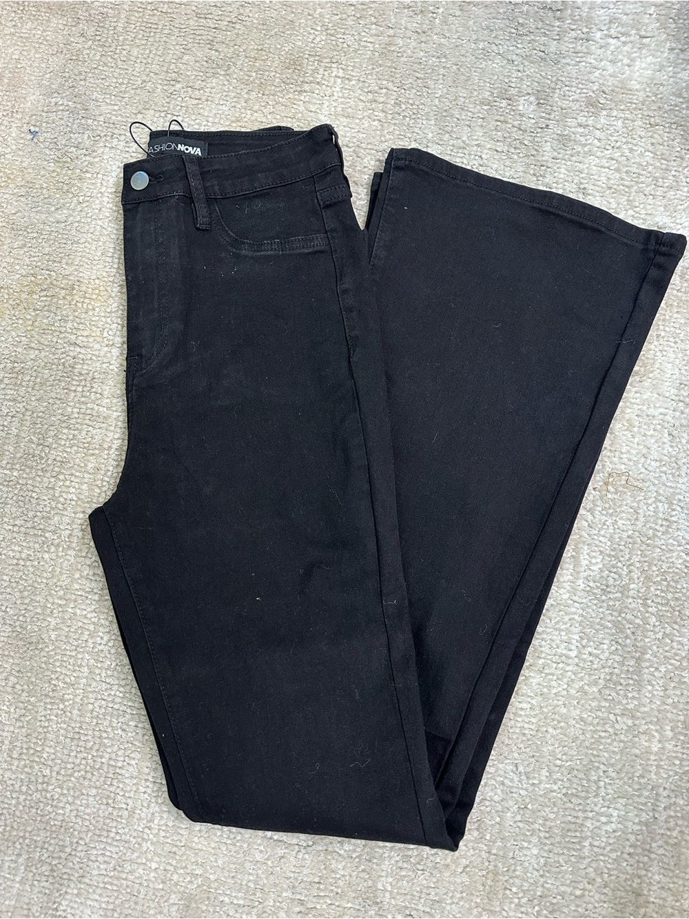 Fashion Nova Black Flare Jeans - Deep In My Soul